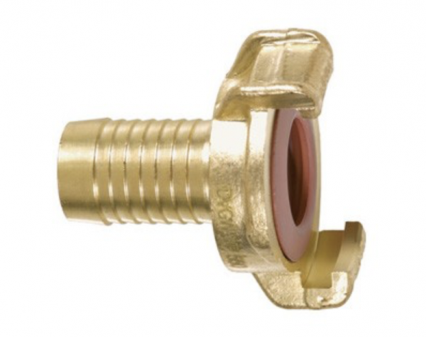 GEKA plus Schlauchstück "K" 1/2" - 13 mm Trinkwasser Sägezahn DVGW Messing